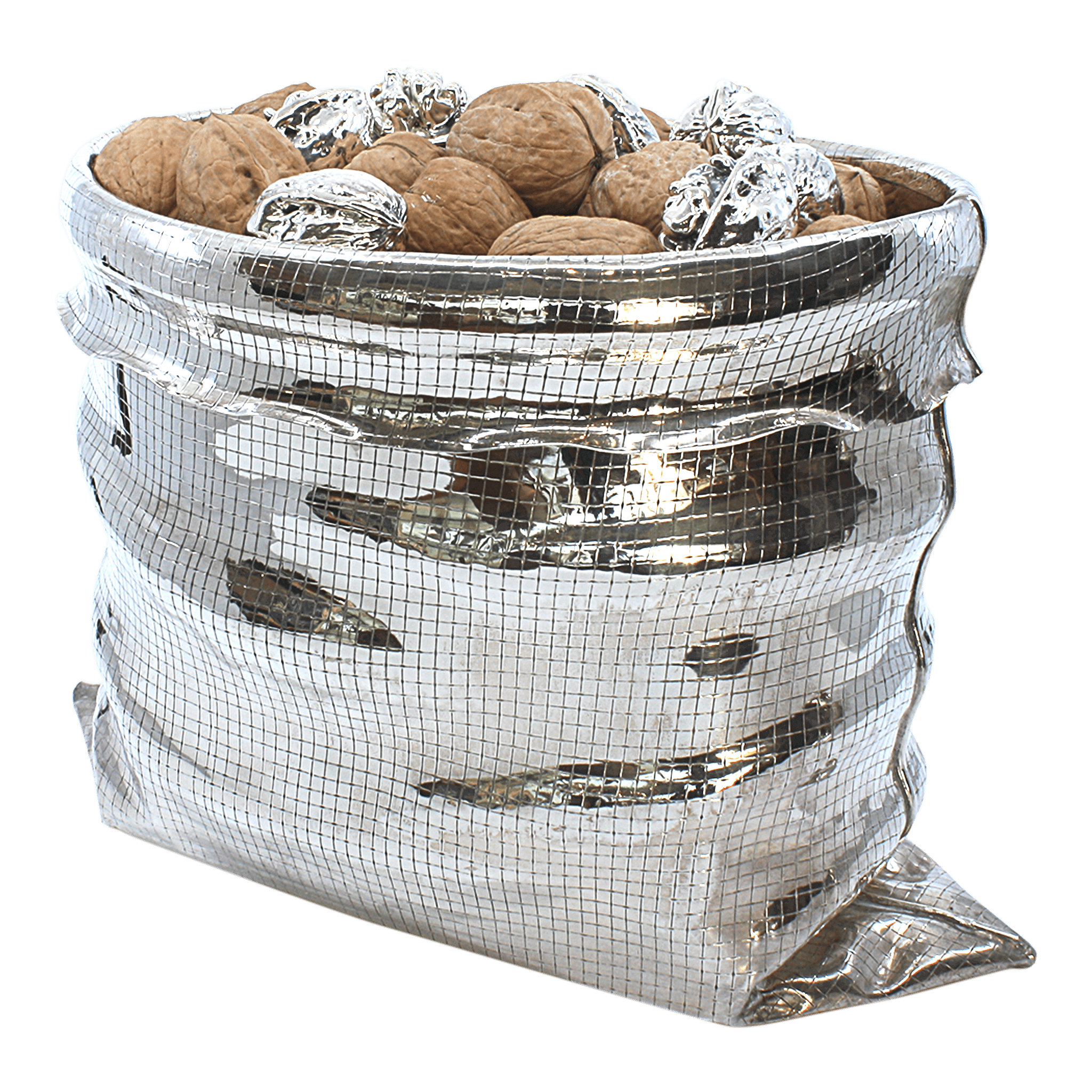 Sterling Silver Bag of Nuts D - Piece By Zion Hadad