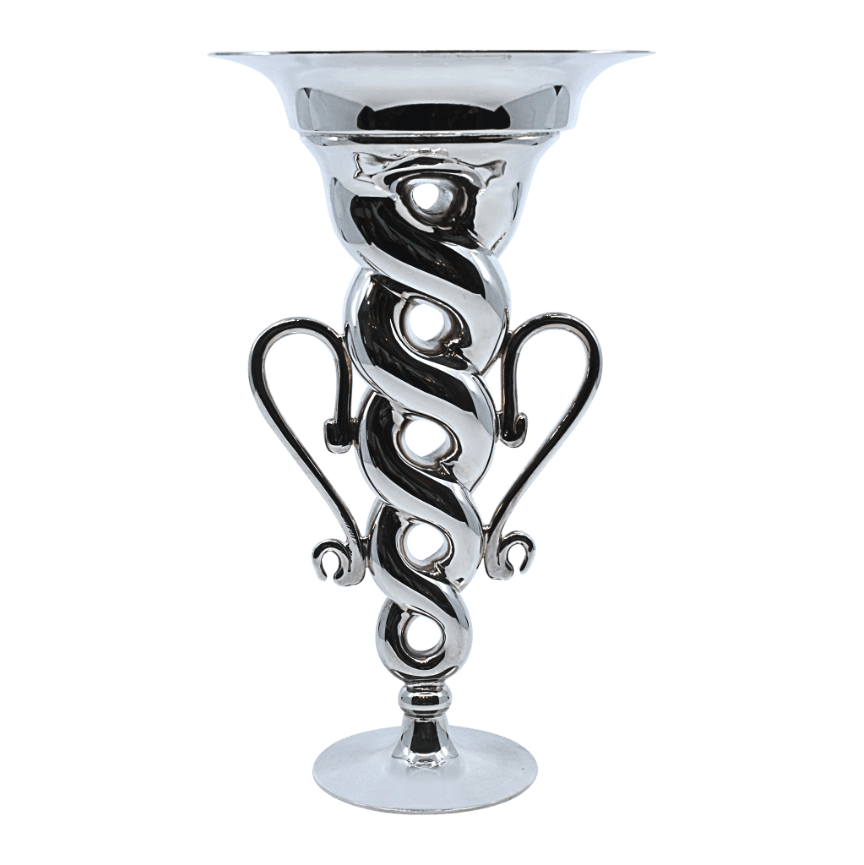 Sterling Silver Spiral Vase - Piece By Zion Hadad