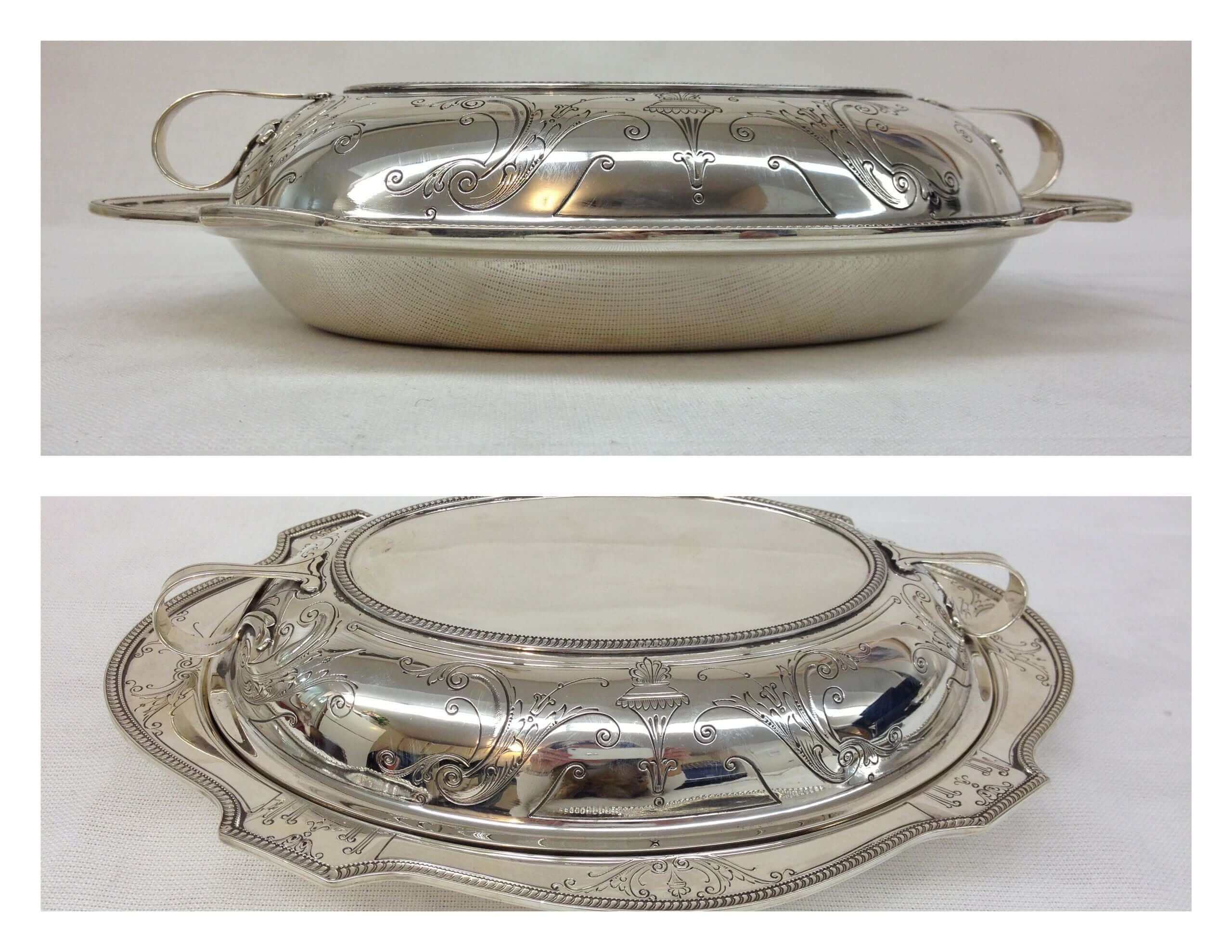 Vintage Silver Serving Dish - Piece By Zion Hadad