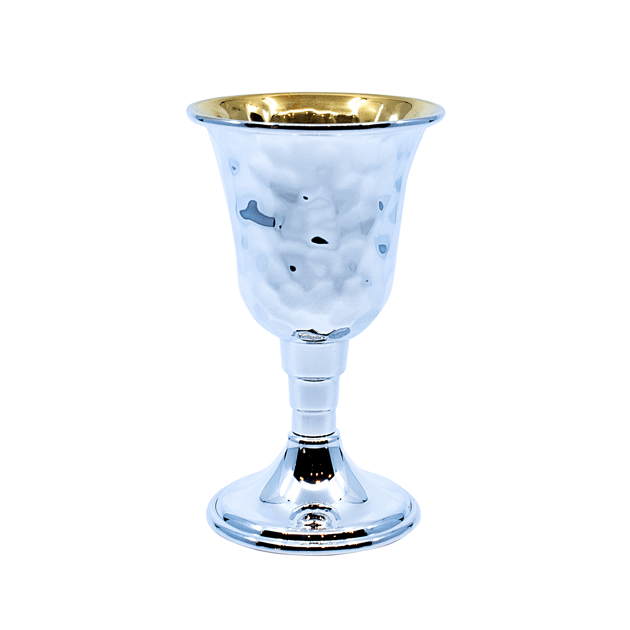 Wine Cup for Bar Mitzvah "Ben Porat" Hammering - Piece By Zion Hadad